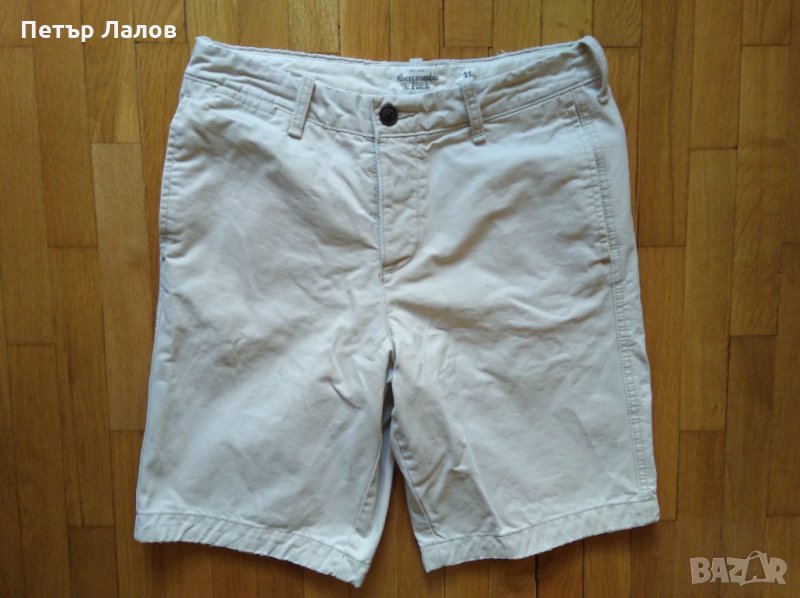 Намалени Abercrombie&Fitch бежови къси панталони мъжки, снимка 1
