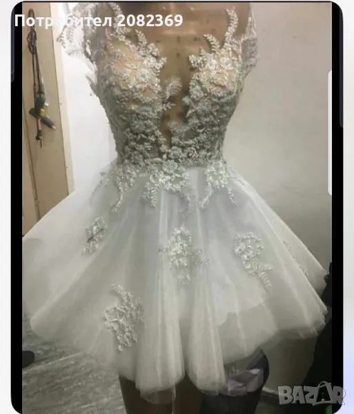 Дизайнерска бутикова рокля, снимка 1