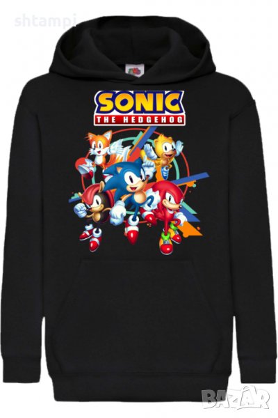 Детски Суитчър/Суитшърт Sonic and friends 01,Соник,Игра,Подарък,Изненада,Забавление,Рожден Ден, снимка 1