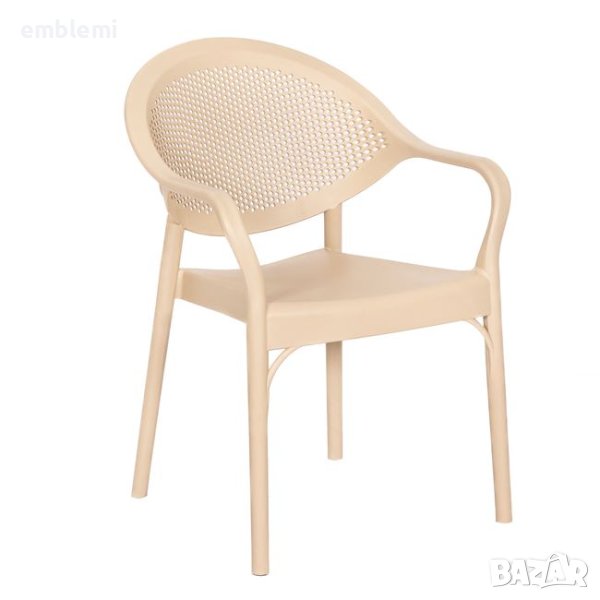 Стол трапезен градински ALBA крем, снимка 1