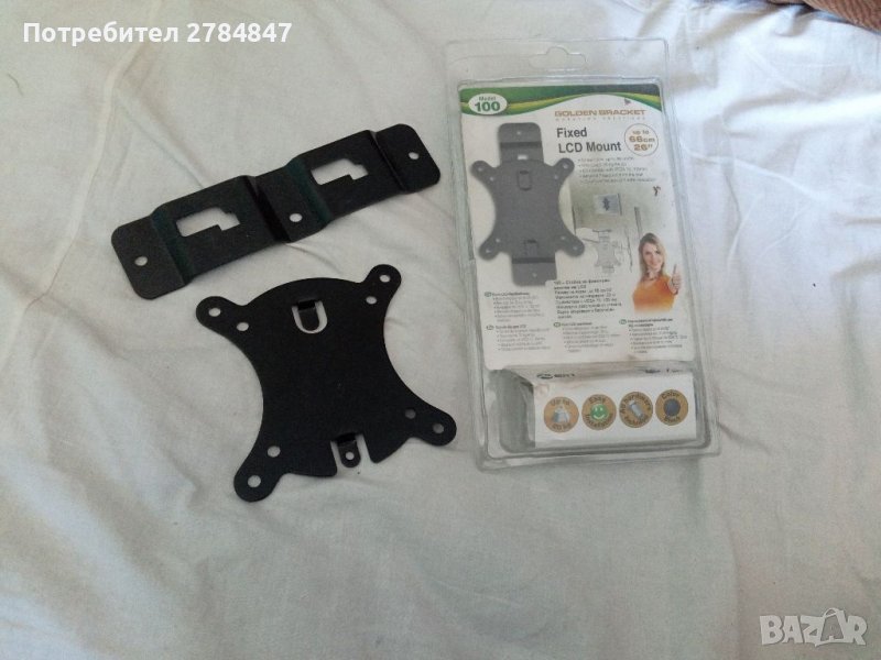Стойка за фиксиран монтаж на LCD телевизор , снимка 1