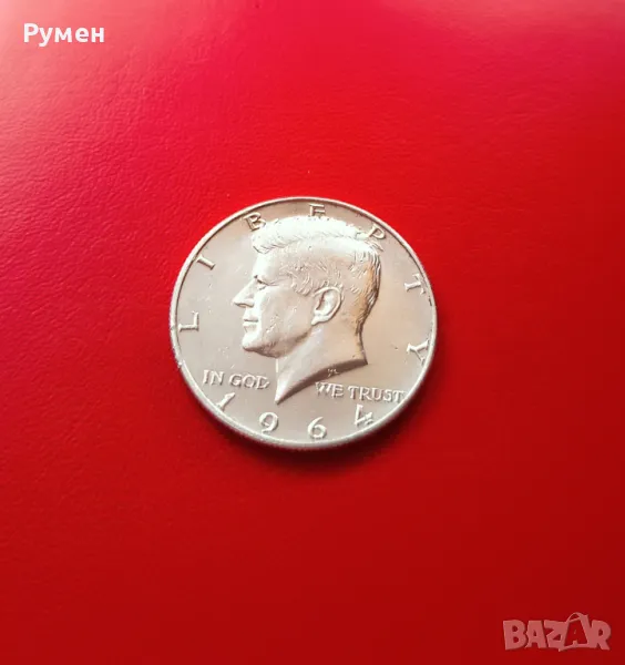 Half Dollar USA-1964 г-D.Сребро!, снимка 1