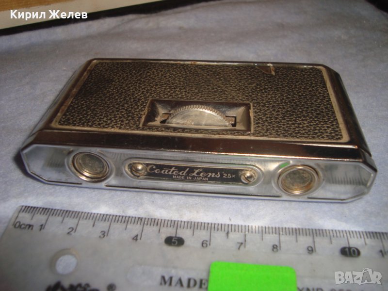 Coated Lens MADE in JAPAN 2.5x25м/м Стар РЕТРО - ВИНТИДЖ РЯДЪК МОДЕЛ ЯПОНСКИ ТЕАТРАЛЕН БИНОКЪЛ 32218, снимка 1
