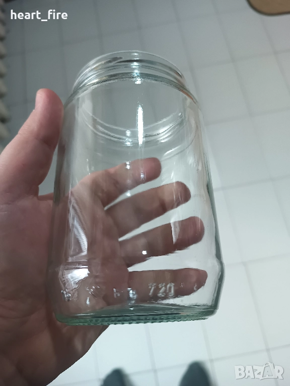 Буркани 720мл с винтова капачка, снимка 1