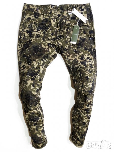 Нов и намален! G-star Raw Army Skinny Ankle Cut All Over Camo Print Дамски Слим Канофлажен Панталон , снимка 1