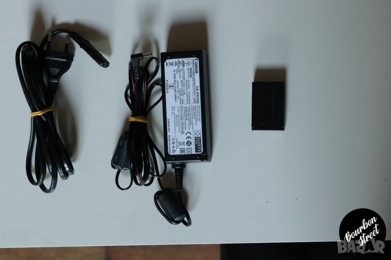 Canon CA-PS700 Адаптер за постоянно захранване + Дъми Dummy батерия E12 за Canon M50 M100 M200 , снимка 1
