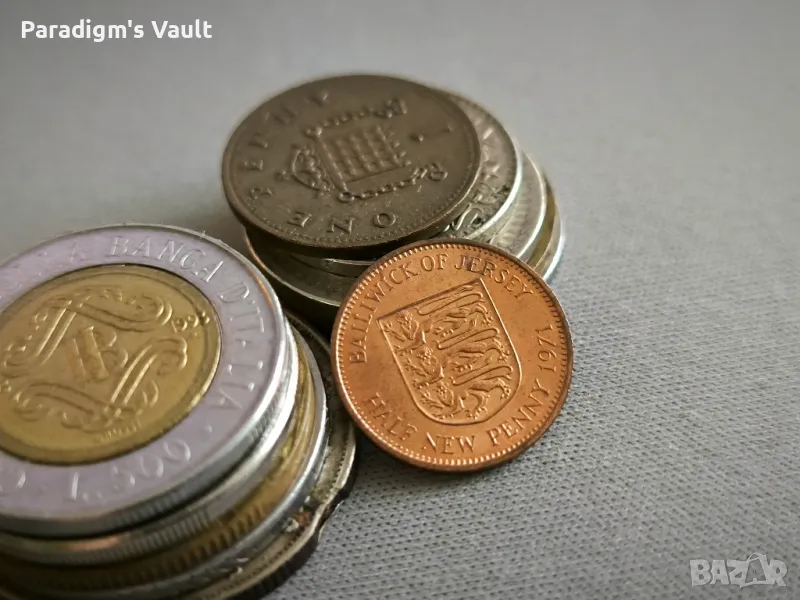Монета - Остров Джърси - 1/2 (половин) пени | 1971г., снимка 1