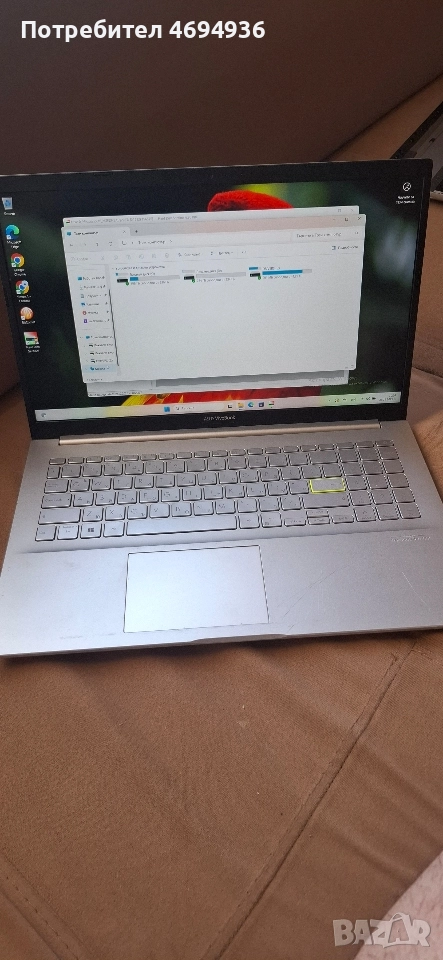 Лаптоп ASUS Vivobook 15 K513EA, Intel® Core™ i5-1135G7, 15.6", Full HD, OLED, RAM 16GB, 512GB SSD, , снимка 1