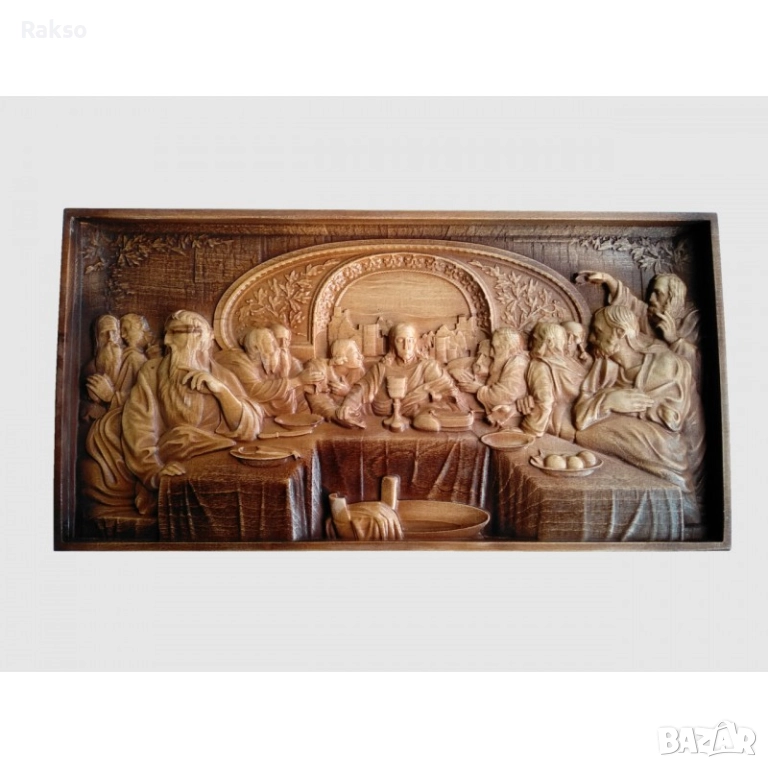 Дърворезба"Тайната Вечеря", снимка 1