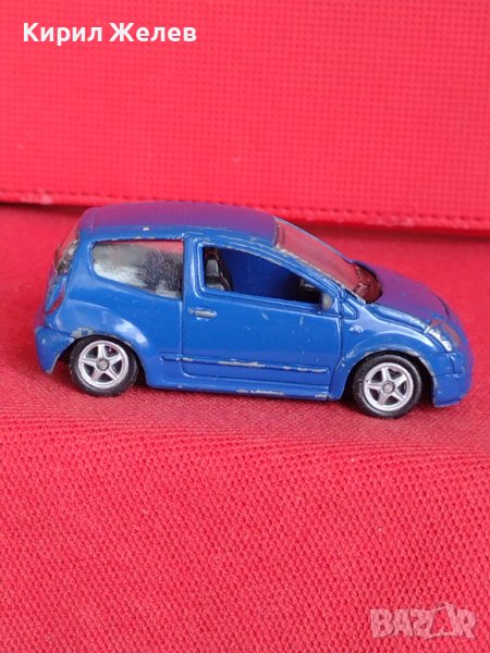 Метална количка CITROEN C2 MADE IN CHINA WELLY за КОЛЕКЦИЯ ДЕКОРАЦИЯ 17004, снимка 1