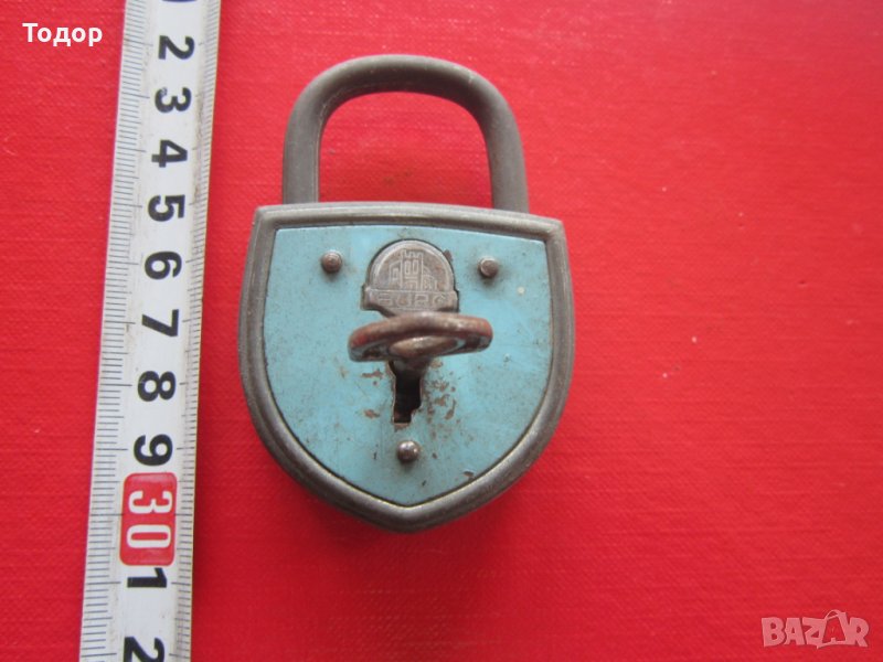Стар немски катинар с ключ ключе 6, снимка 1