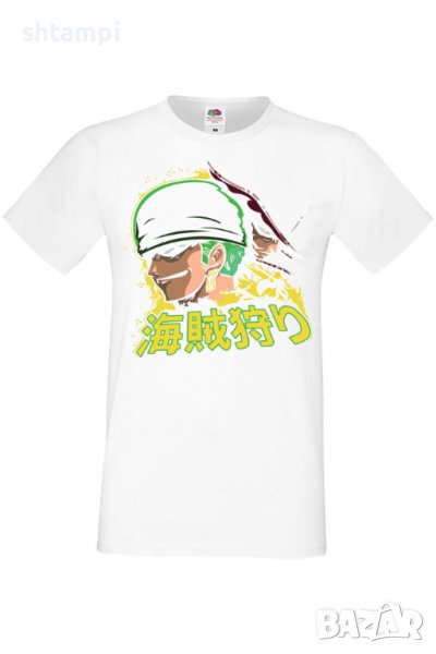 Мъжка тениска One Piece Roronoa Zoro 02,Анимация,игра,Празник,Повод,, снимка 1