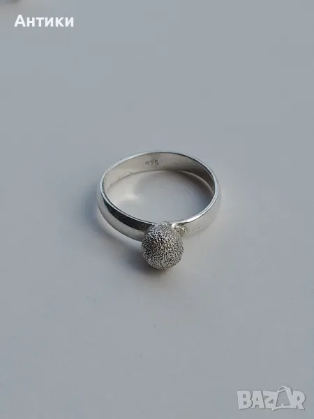 Сребърен пръстен , снимка 1