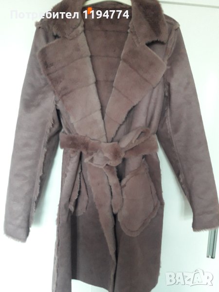 Дамско двулицево палто , снимка 1