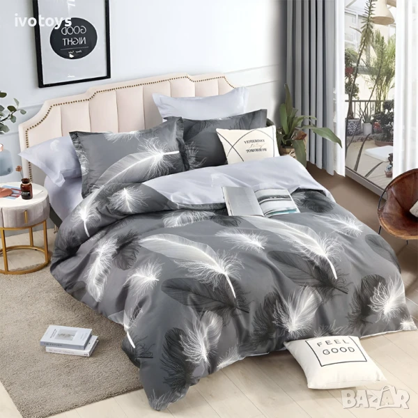 Двулицево спално бельо, 6 части - Модел WS15423, снимка 1