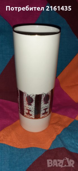Прекрасна Баварска порцеланова ваза цвят слонова кост , снимка 1
