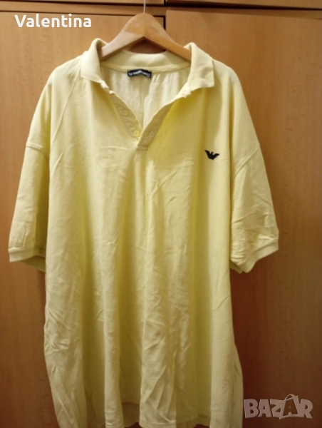 Мъжка тениска голям размер Armani, снимка 1