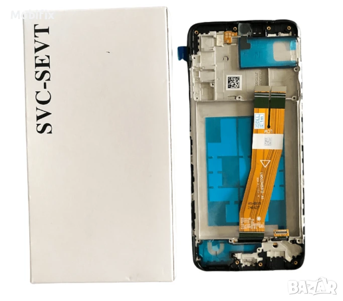 Дисплей за Samsung A03S 2021/ A037F/С Рамка/ Service Pack, снимка 1