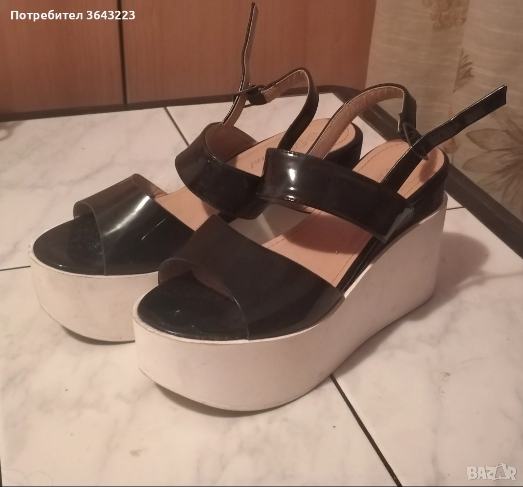 Сандали на платформа, снимка 1