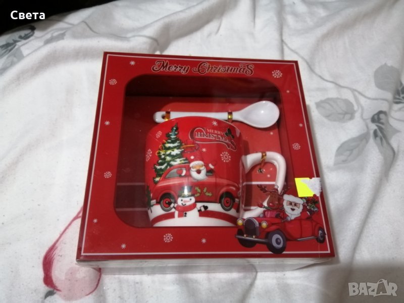 Чаша с коледен мотив, снимка 1