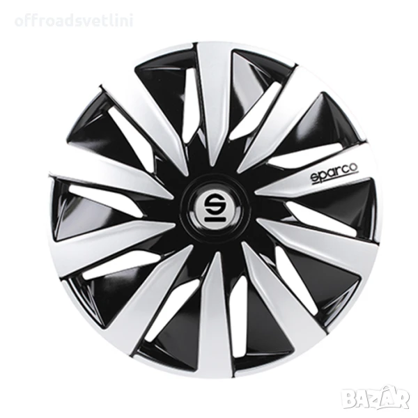 Тасове за джанти 15'' Sparco LAZIO/ SPC1591BKSV, снимка 1