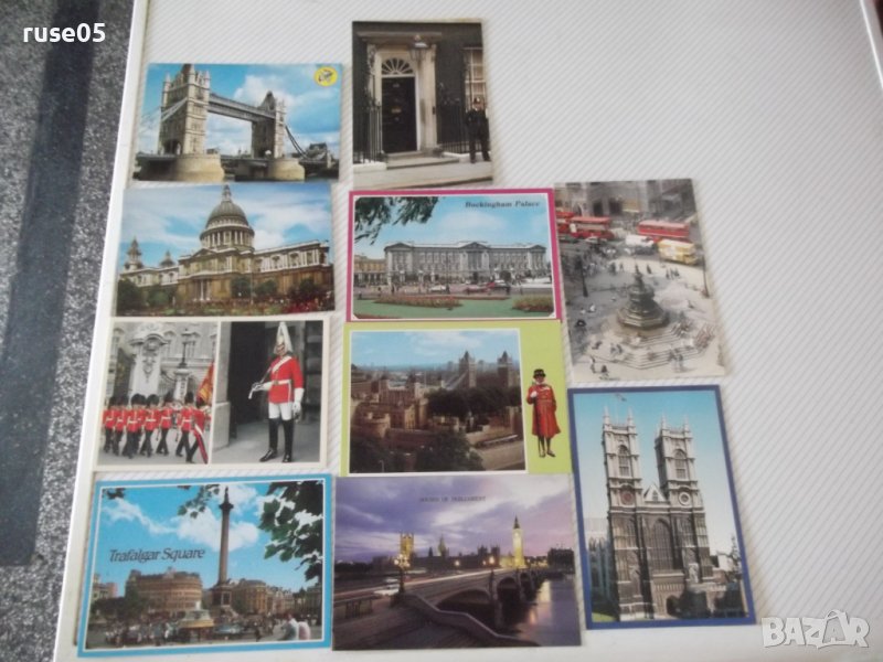 Лот от 10 бр. картички от Лондон, снимка 1