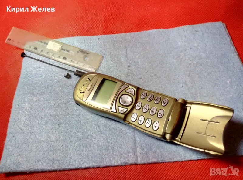 TRIUM MITSUBISHI MADE in FRANCE Стар КОЛЕКЦИОНЕРСКИ МОБИЛЕН ТЕЛЕФОН GSM КЛЕТЪЧЕН АПАРАТ ТРИУМ 47681, снимка 1