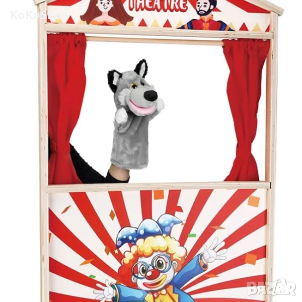 Кукла за куклен театър "Вълк"-28 см./куклен театър/кукла за , снимка 1