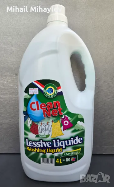 Продавам полски гел за пране Clean Net Universal 4л, снимка 1