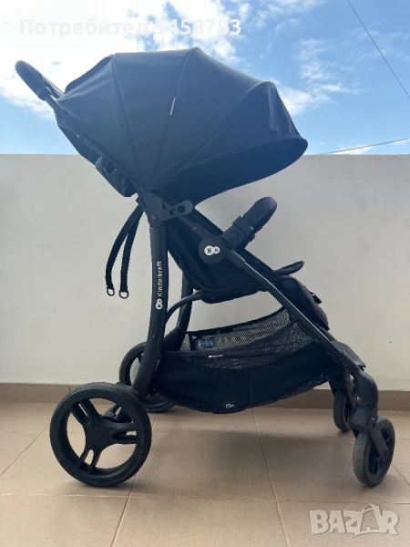 Детска количка Kinderkraft Askoy + Зимно чувалче и покривало за дъжд, снимка 1