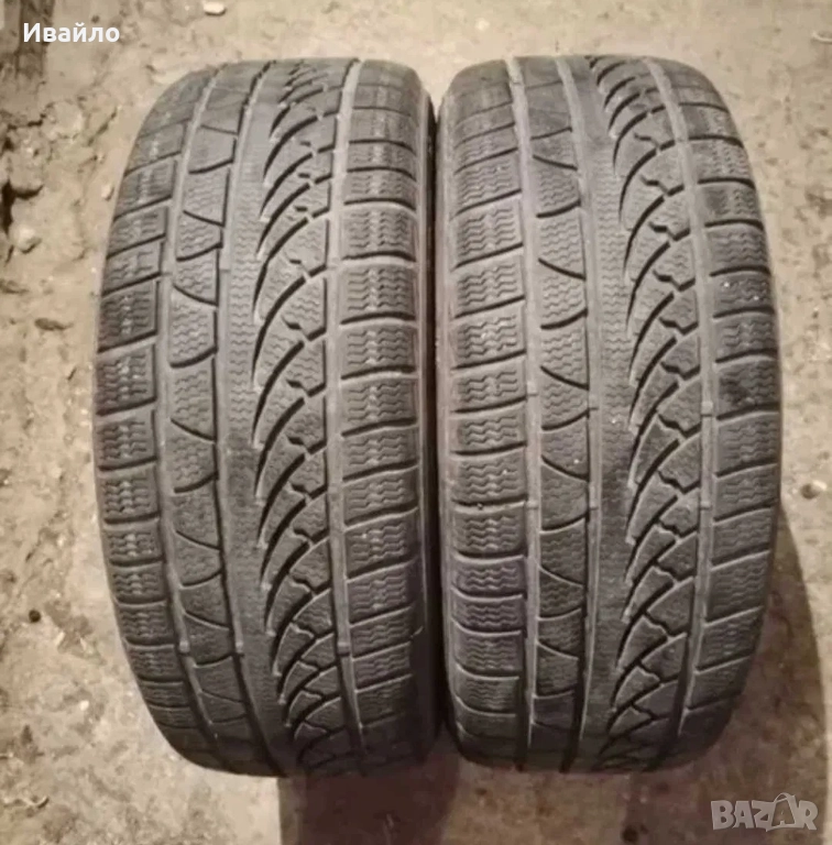 Продавам 2 броя зимни гуми 205.55.16 на 1 сезон дот 2019 Petlas , снимка 1