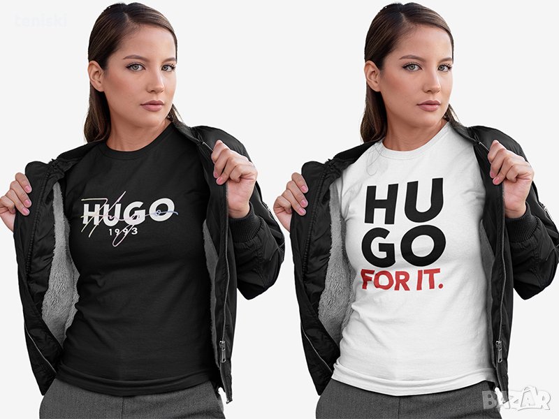 Тениски HUGO BOSS принт 8 модела, снимка 1