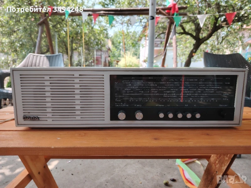 Старо радио SABA DUNAU M, снимка 1