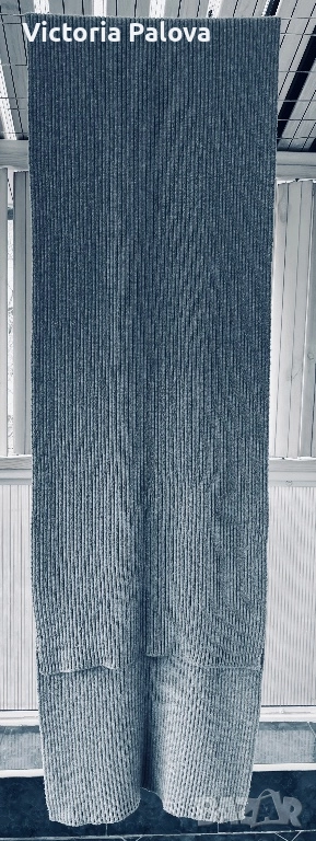 Луксозен плетен шал - тежък, еластичен, стилен, снимка 1