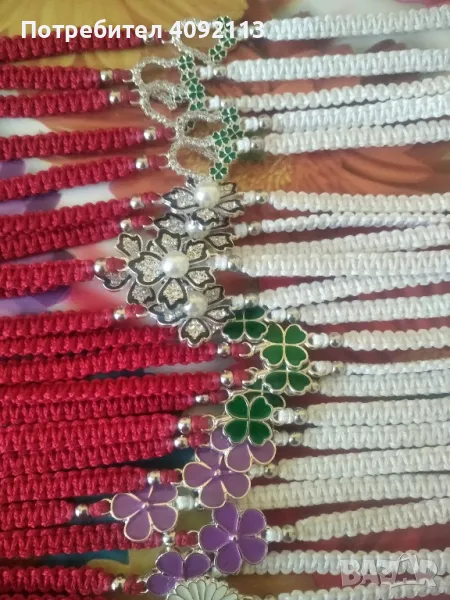 мартеници гривни на едро, снимка 1