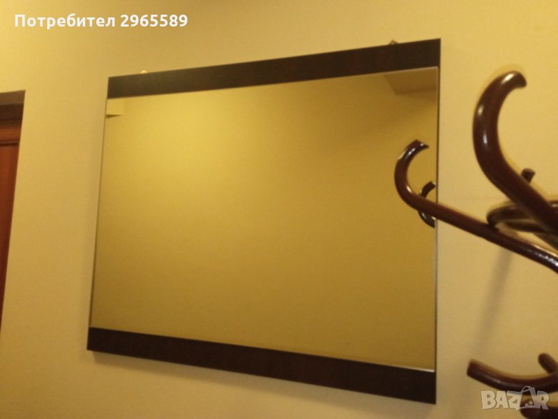 Огледало с масивна дървена рамка с Безплатна доставка, снимка 1