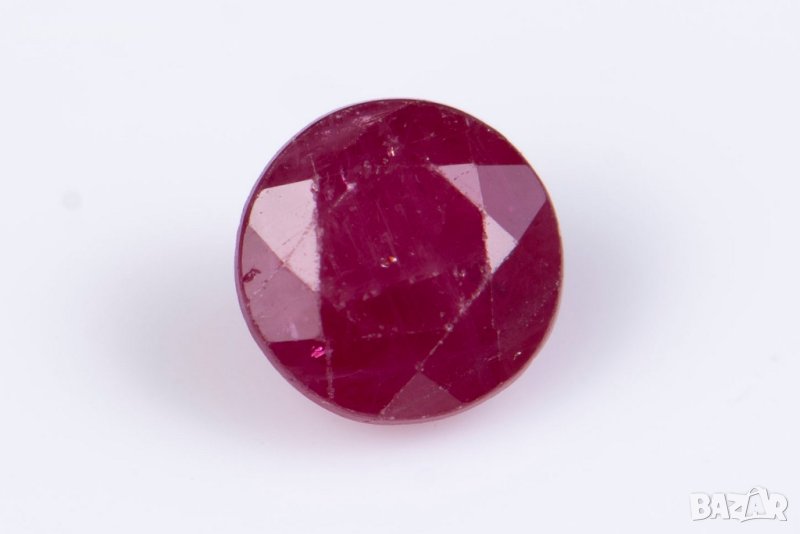 Рубин 0.28ct 3.4mm само нагряван кръгла шлифовка #6, снимка 1