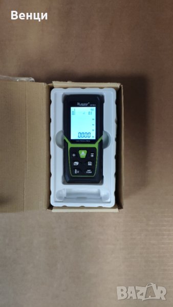 ПрофесионалнаЛазерна ролетка Huepar 330Ft/50M с литиево-йонна батерия, снимка 1