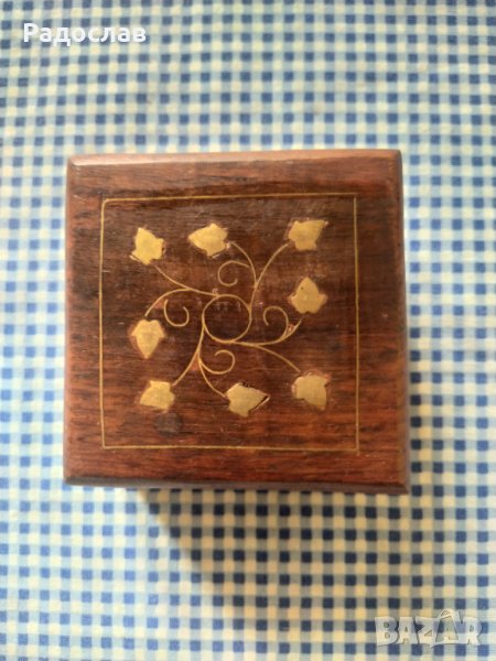 индийска дървена кутия , снимка 1