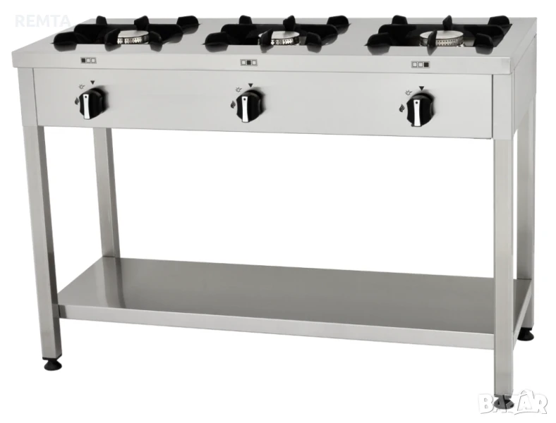 Газов котлон с 3 горелки (21 kW) долен плот 120х50 см, снимка 1