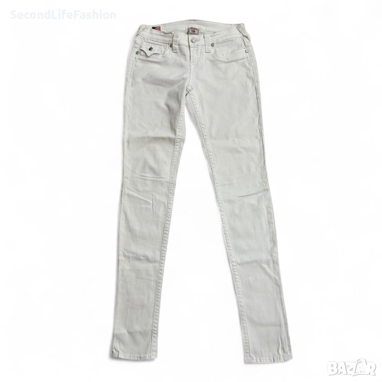 Дамски дънки True Religion Section Jodie, бели размер 29 ниска талия, снимка 1