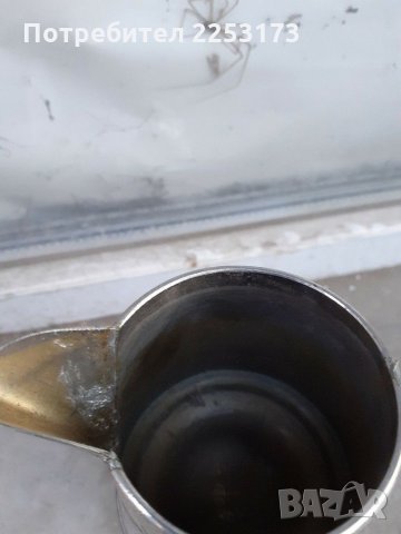 Бронзова каничка, снимка 5 - Антикварни и старинни предмети - 31278448