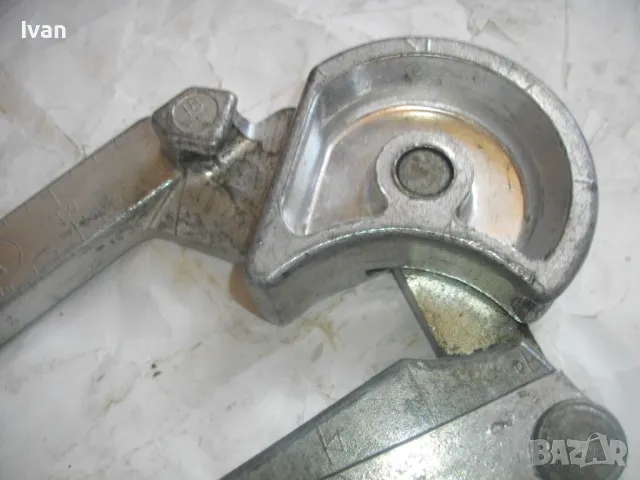 ROTHENBERGER 18мм ТРЪБОГИБ Алуминиев Уред огъване меки полутвърди тръби диаметър ф18мм Масивен 2,5кг, снимка 9 - Други инструменти - 47365090