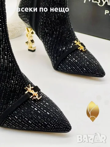 Yves Saint Laurent Елегантни Дамски Боти С Ток - Различни Цветове Код SK2204, снимка 3 - Дамски боти - 56219259