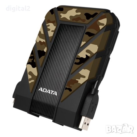 Външен диск удароустойчив EXT 2TB ADATA 710M USB3.2 цвят Камуфлаж, снимка 5 - Твърди дискове - 42837450