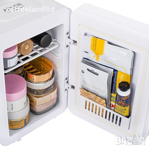 Мини хладилник 4 л. за козметика и храна AD 8085, снимка 4 - Хладилници - 40323813