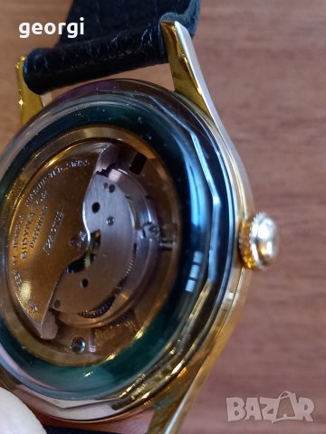 Позлатен швейцарски часовник Exactus automatic , снимка 11 - Мъжки - 39181509