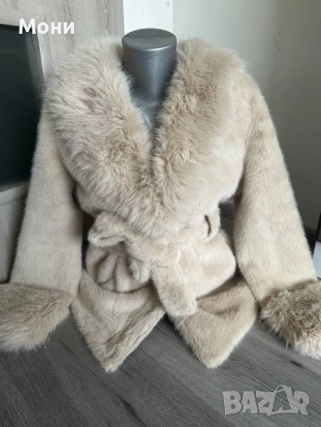 Бежево С размер                                                                                     , снимка 3 - Палта, манта - 52350009