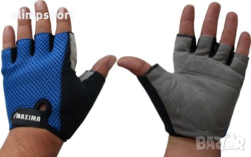 Ръкавици за колоездене MAХ нови, изработени от велур и текстил, снимка 2 - Аксесоари за велосипеди - 35651339