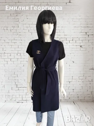 Елегантен Дамски елек, снимка 3 - Елеци - 49231602